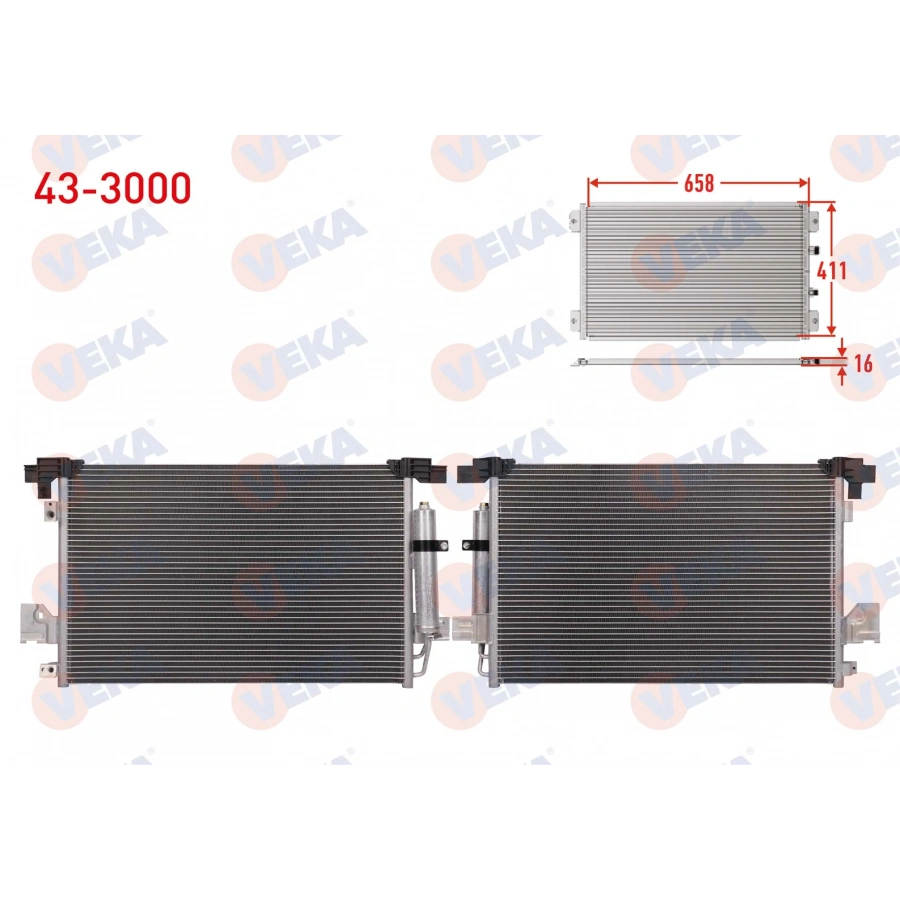 KLIMA RADYATORU MITSUBISHI LANCER VIII 1.5 2008-