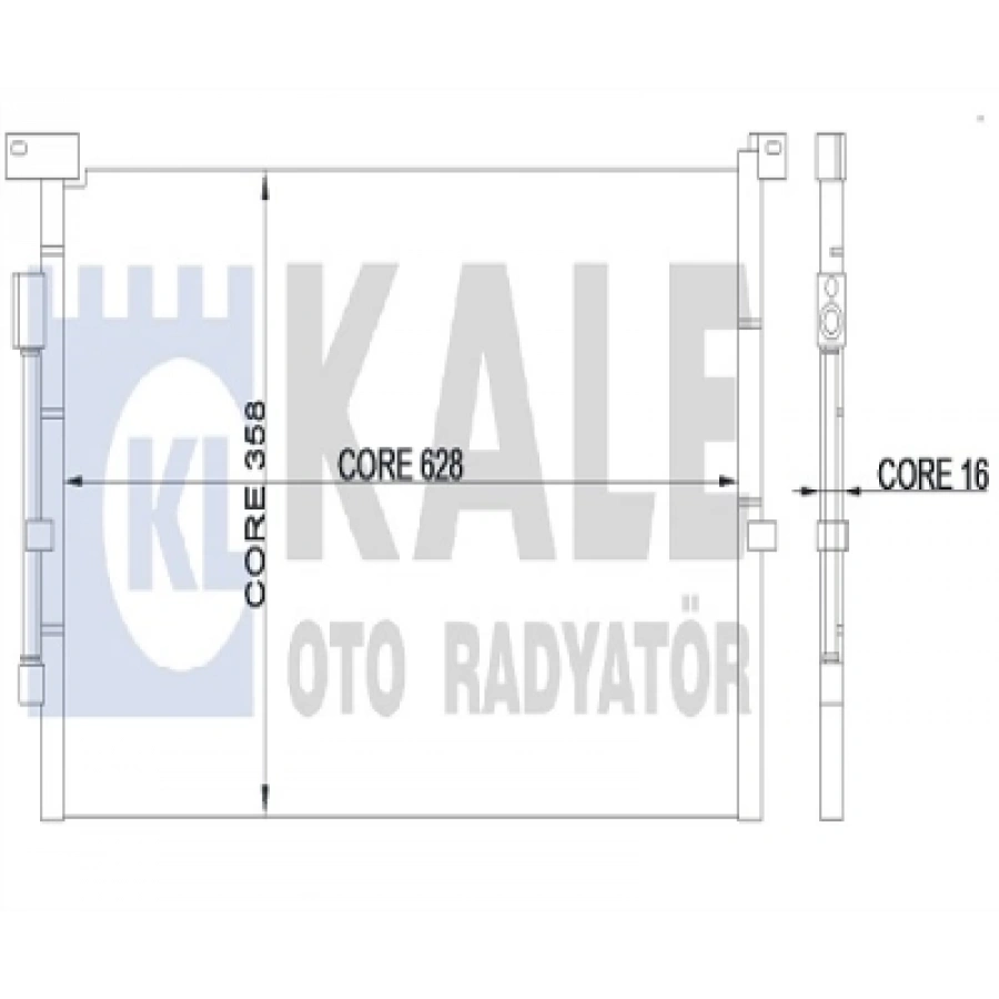 KLIMA RADYATÖRÜ MONDEO BM 01-