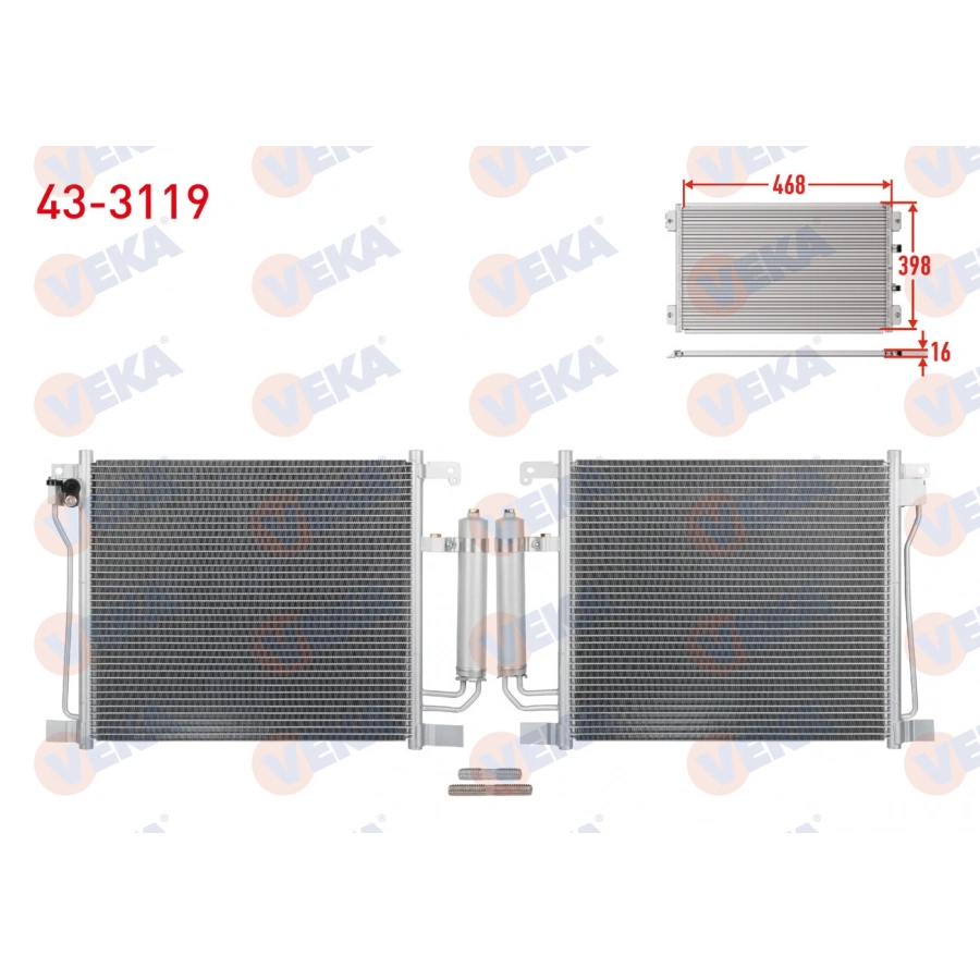 KLIMA RADYATORU NISSAN JUKE 1.5 DCi, 1.2, 1.6 2010-