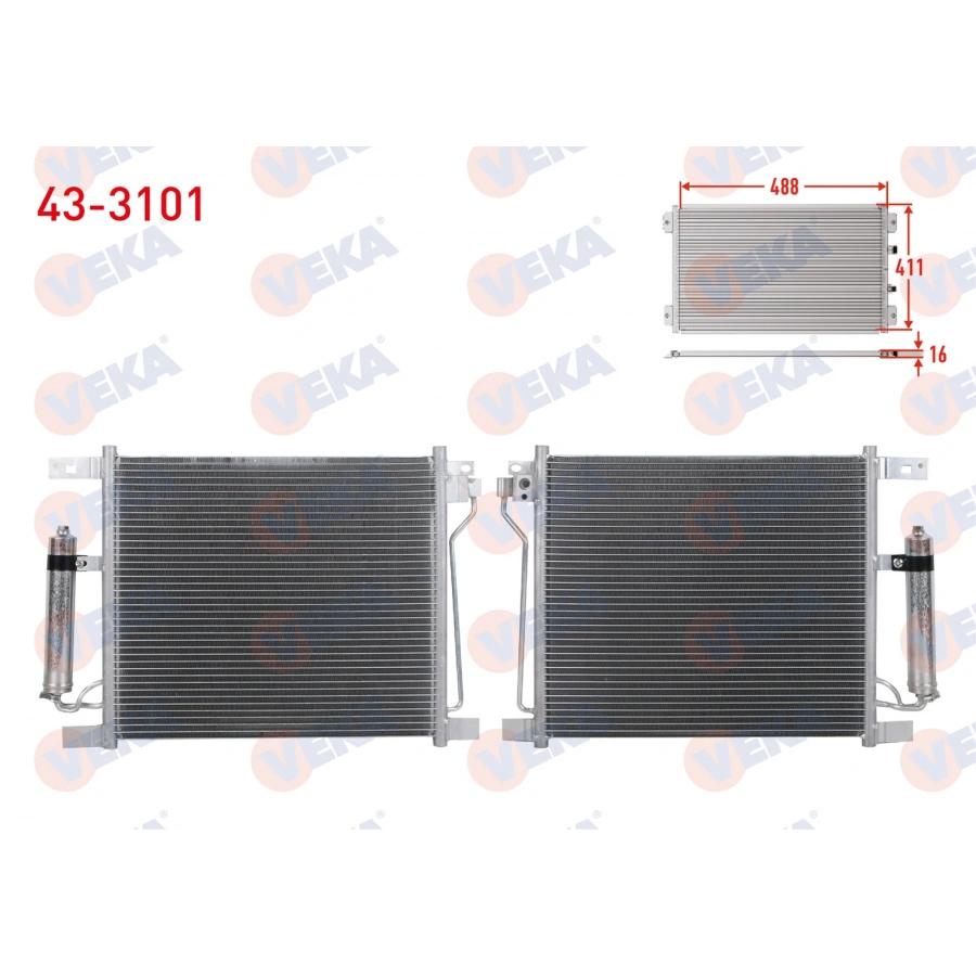 KLIMA RADYATORU NISSAN JUKE 1.6 DIG-T A-T/M-T 2010-