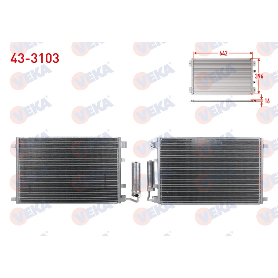 KLIMA RADYATORU NISSAN QASHQAI (J10) 1.6i AT/MT 2007-2014