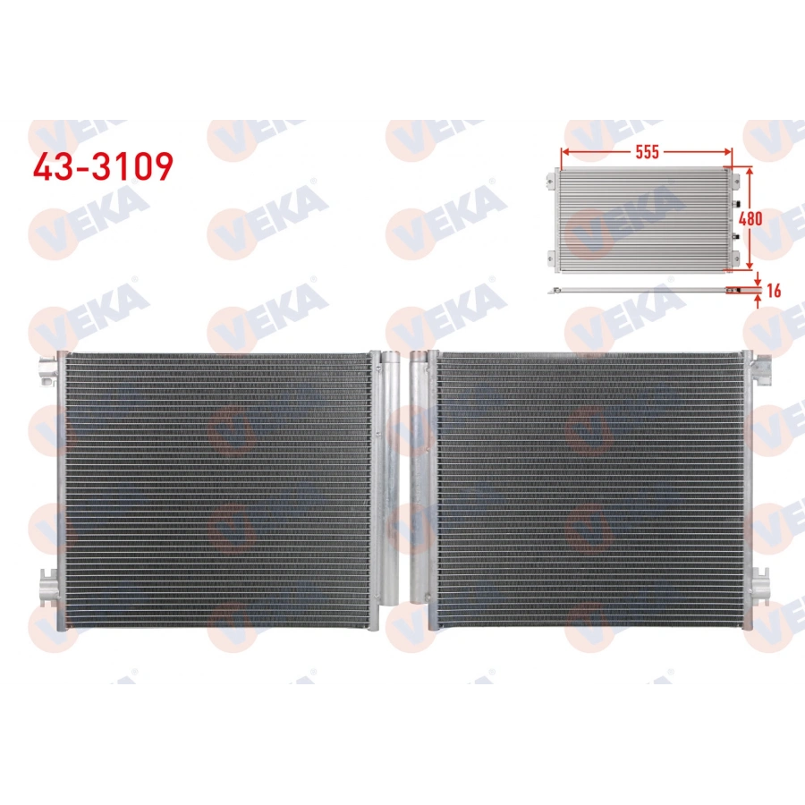 KLIMA RADYATORU NISSAN QASHQAI (J11) 1.5 DCI 2014-