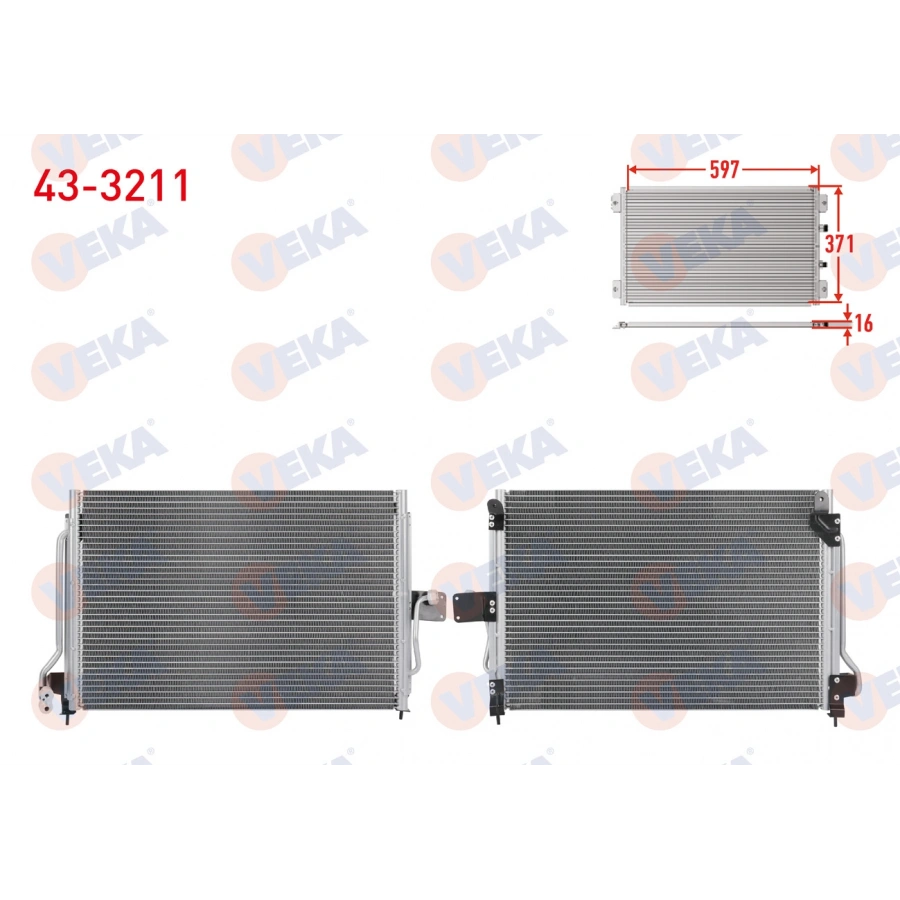 KLIMA RADYATORU OPEL ASTRA F 1.4i 1991-1998