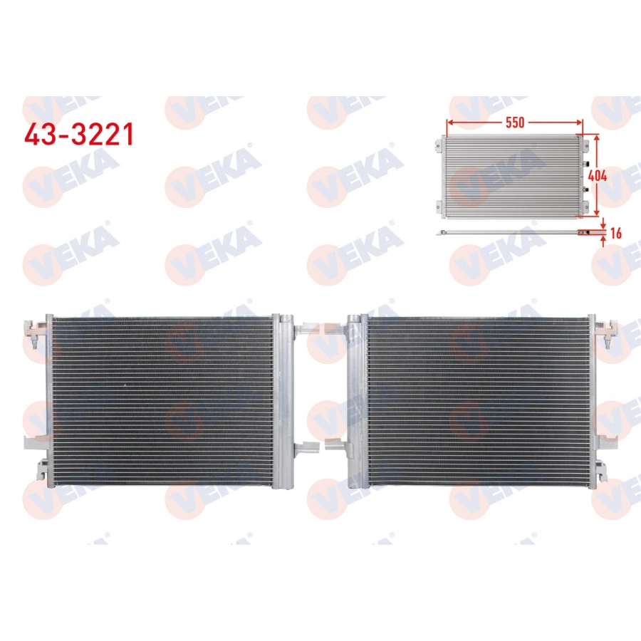 KLIMA RADYATORU OPEL ASTRA J 1.3 CDTI 2009-2016