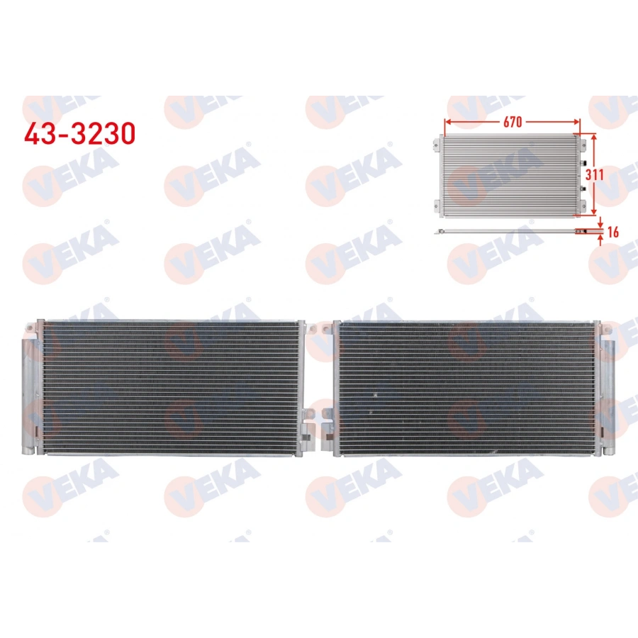 KLIMA RADYATORU OPEL MOKKA 1.4 2012-