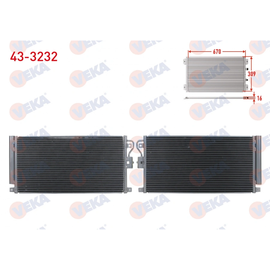 KLIMA RADYATORU OPEL MOKKA 1.6 CDTI 2012-