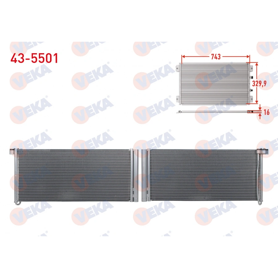 KLIMA RADYATORU PORSCHE PANAMERA 3.0 D 2010-