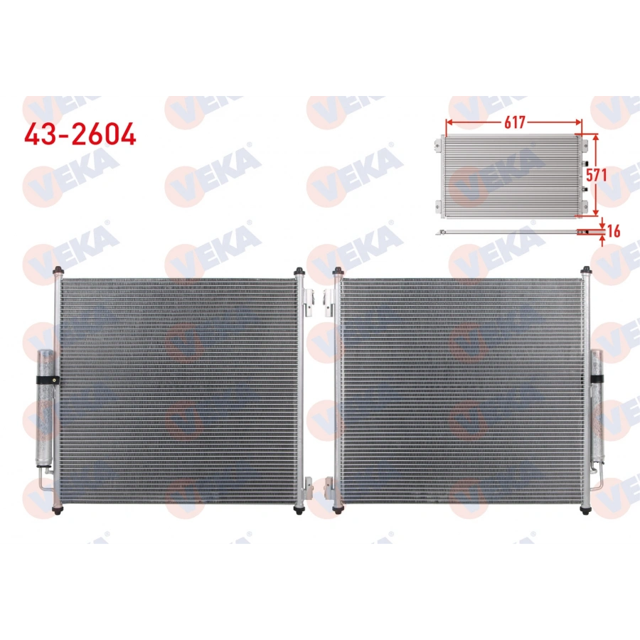 KLIMA RADYATORU RANGE ROVER IV L405 3.0 SDV6, 4.4 V8, 5.0 V8, SCV8 2012- / SPORT II L494 3.0 P400, 3.0 SDV6, 5.0 SCV8 2013- / DEFENDER L663 3.0 P400 2020-