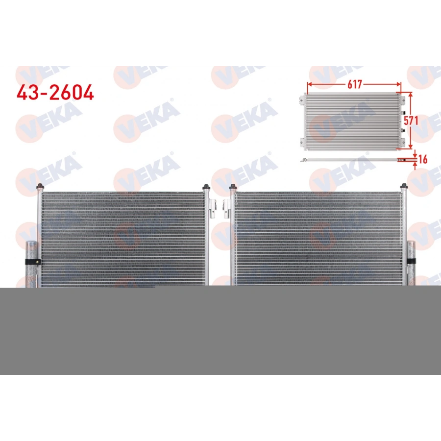 KLIMA RADYATORU RANGE ROVER IV L405 3.0 SDV6, 4.4 V8, 5.0 V8, SCV8 2012- / SPORT II L494 3.0 P400, 3.0 SDV6, 5.0 SCV8 2013- / DEFENDER L663 3.0 P400 2020-