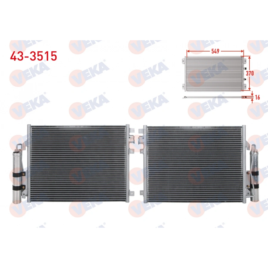 KLIMA RADYATORU RENAULT KANGOO (KC0/1) 1.5 DCI TUPLU M-T 1998-2008