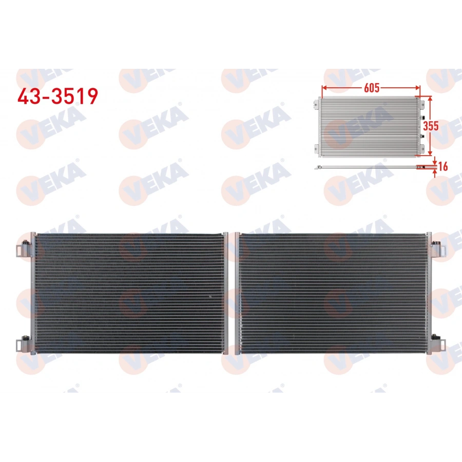 KLIMA RADYATORU RENAULT KANGOO (KW0/1) 1.5 DCI 2008-