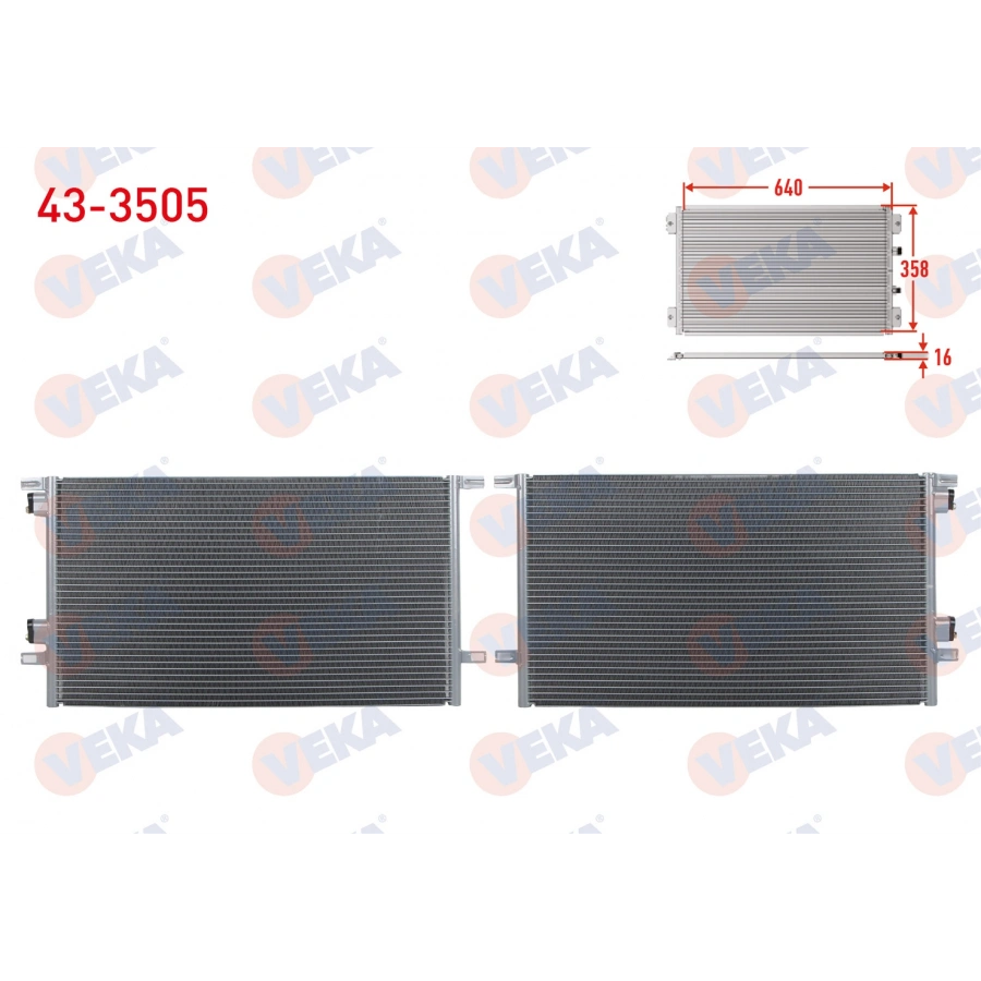 KLIMA RADYATORU RENAULT LAGUNA I (B56,556) 1.6i M-T 1993-2001