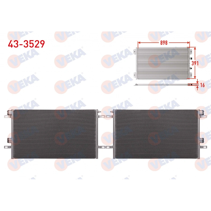 KLIMA RADYATORU RENAULT LAGUNA II (BG0/1) 1.6i 16v 2001-2007