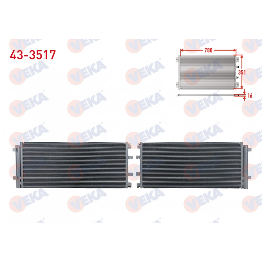 KLIMA RADYATORU RENAULT MASTER III (FV) 2.3 DCI 2010-