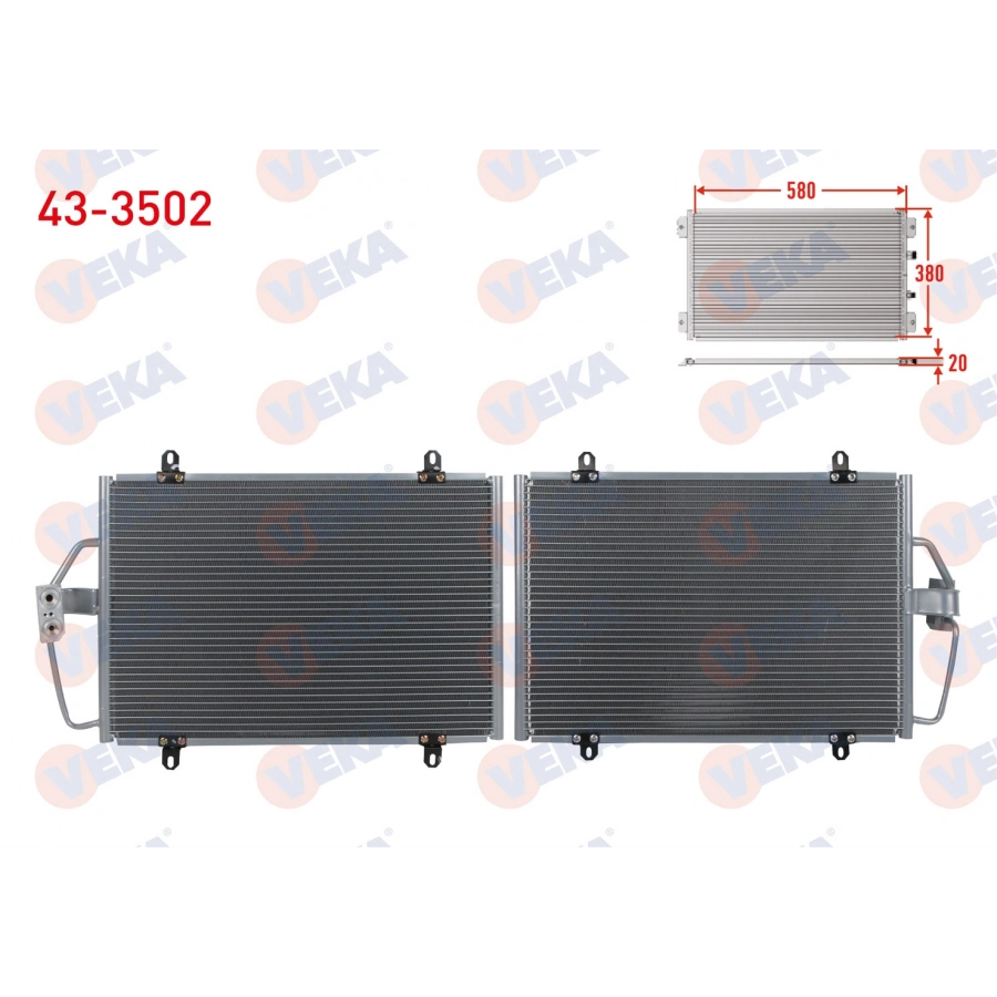 KLIMA RADYATORU RENAULT MEGANE I (BA0/1) 1.4i 16v M-T 1996-2003