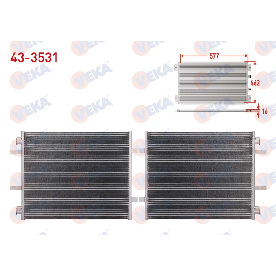 KLIMA RADYATORU RENAULT TRAFIC II (FL) 2.0 DCI 2006-2014