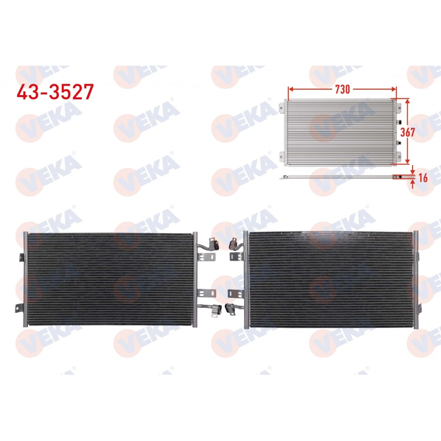 KLIMA RADYATORU RENAULT TRAFIC II (FL) 2.0 DCI A-T/M-T 2006-2014