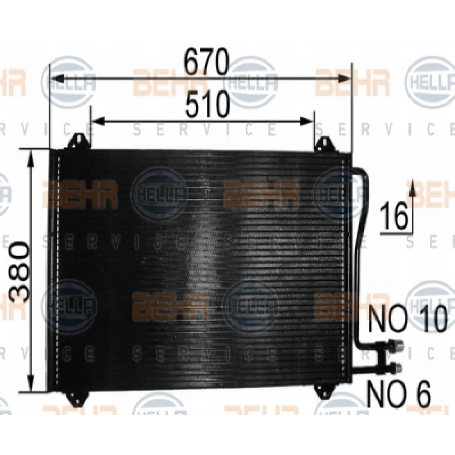 KLIMA RADYATÖRÜ SPRT.CDI OM.611-OM.612 96-00-06