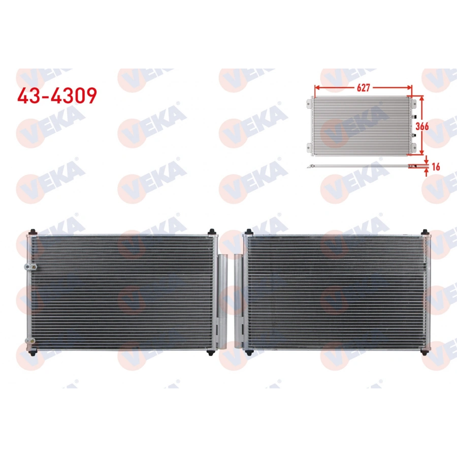 KLIMA RADYATORU TOYOTA COROLLA 1.4 D-4D 2012-