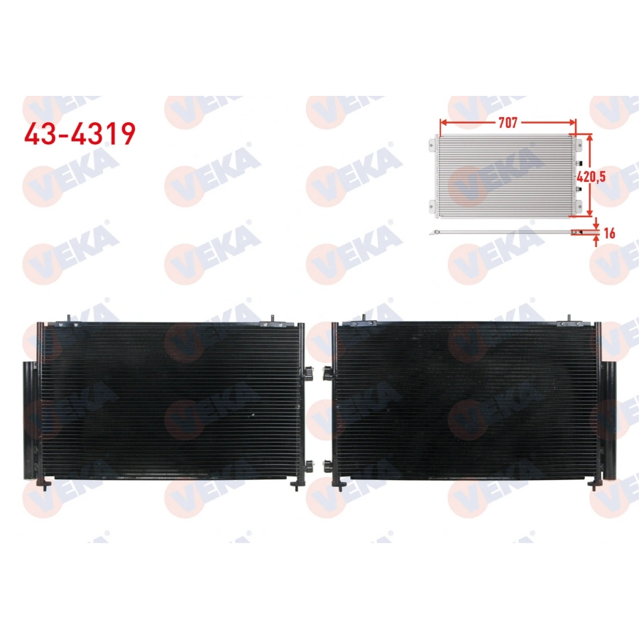 KLIMA RADYATORU TOYOTA RAV 4 IV (ZSA4,ALA4) 2.0 D-4D 2012-