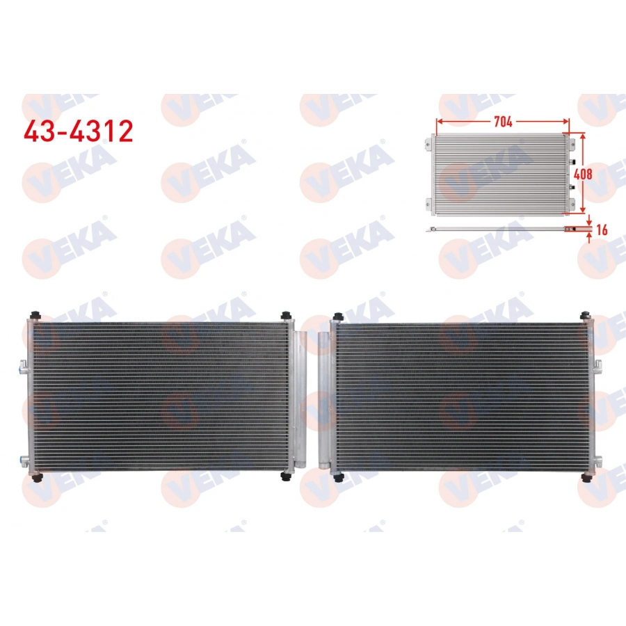 KLIMA RADYATORU TOYOTA RAV4 III (ACA3_, ACE_, ALA3_, GSA3_, ZSA3_) 2.2 D-4D M-T 2005-2012