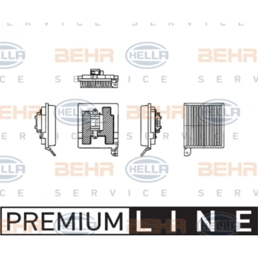KLIMA RADYATÖRÜ TRANSIT V-362/V-363 BM 12-