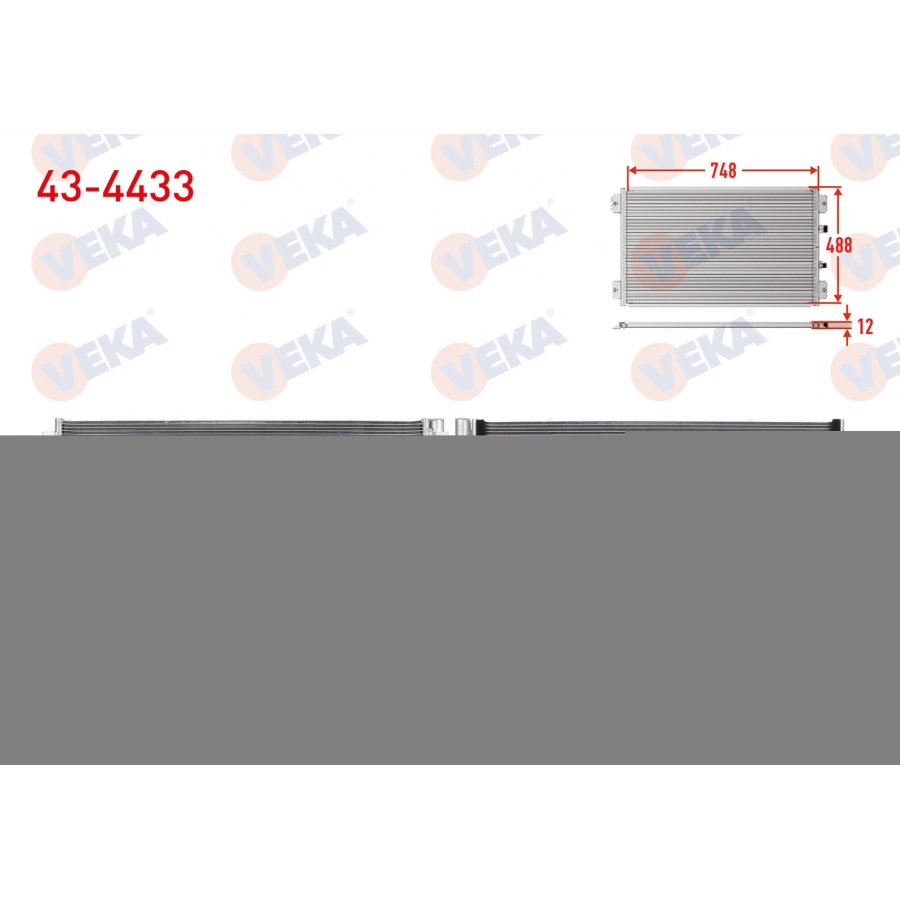 KLIMA RADYATORU VOLKSWAGEN CRAFTER 50 (SY_SZ) 2.0 TDI 2018- / MAN TGE 2.0 TDI 2018-