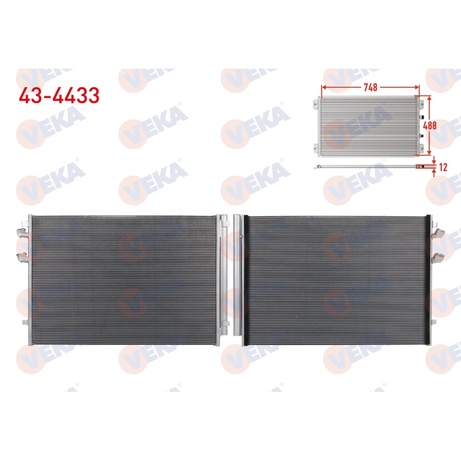 KLIMA RADYATORU VOLKSWAGEN CRAFTER 50 (SY_SZ) 2.0 TDI 2018- / MAN TGE 2.0 TDI 2018-