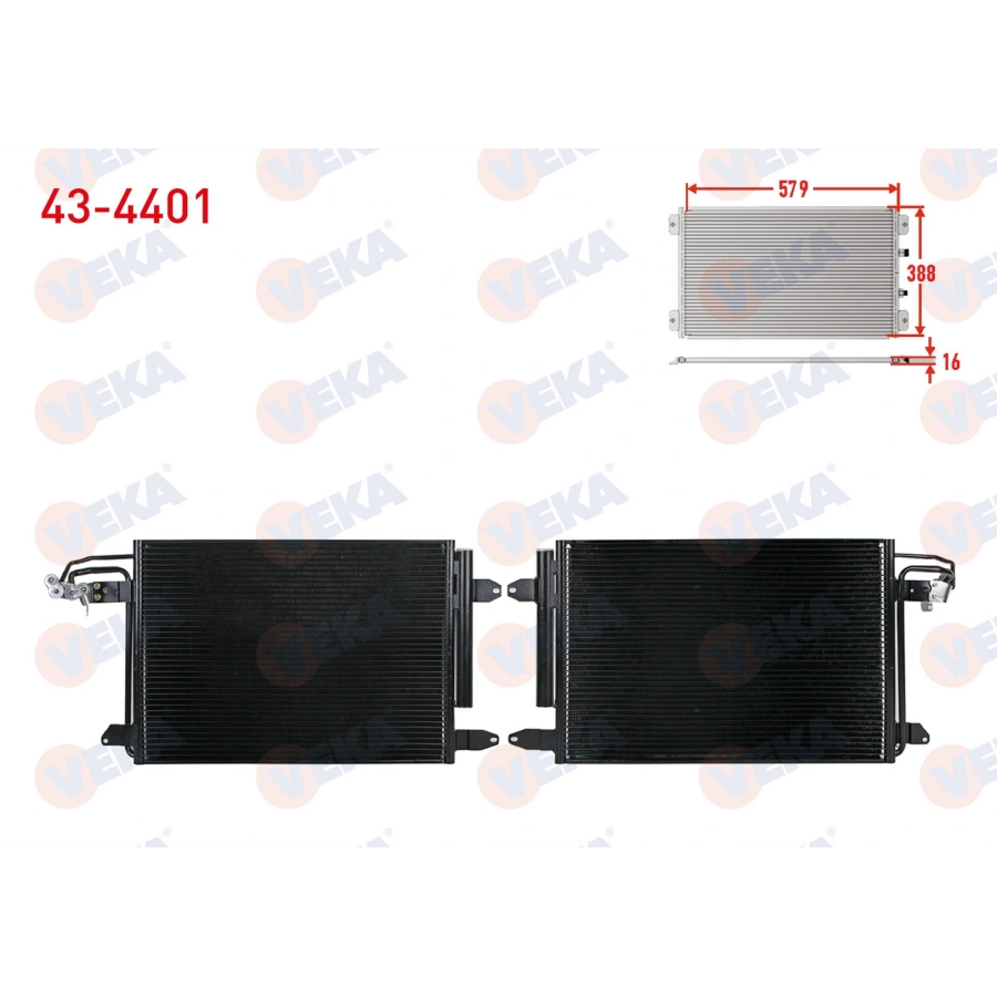 KLIMA RADYATORU VOLKSWAGEN GOLF V (1K1) 1.6i A-T/M-T 2003-2009