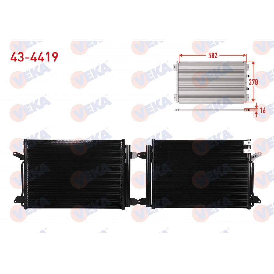 KLIMA RADYATORU VOLKSWAGEN JETTA IV (162) 1.4 TSI AT-MT 2011-