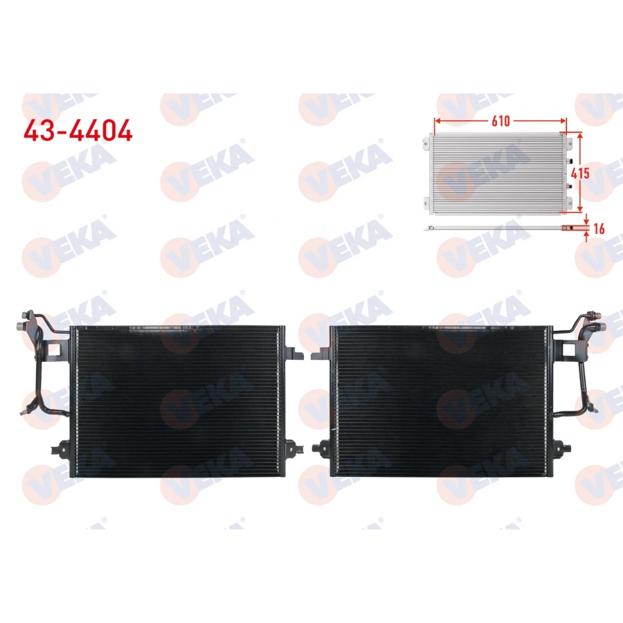 KLIMA RADYATORU VOLKSWAGEN PASSAT (3B2) 1.8 A-T/M-T 1996-2000