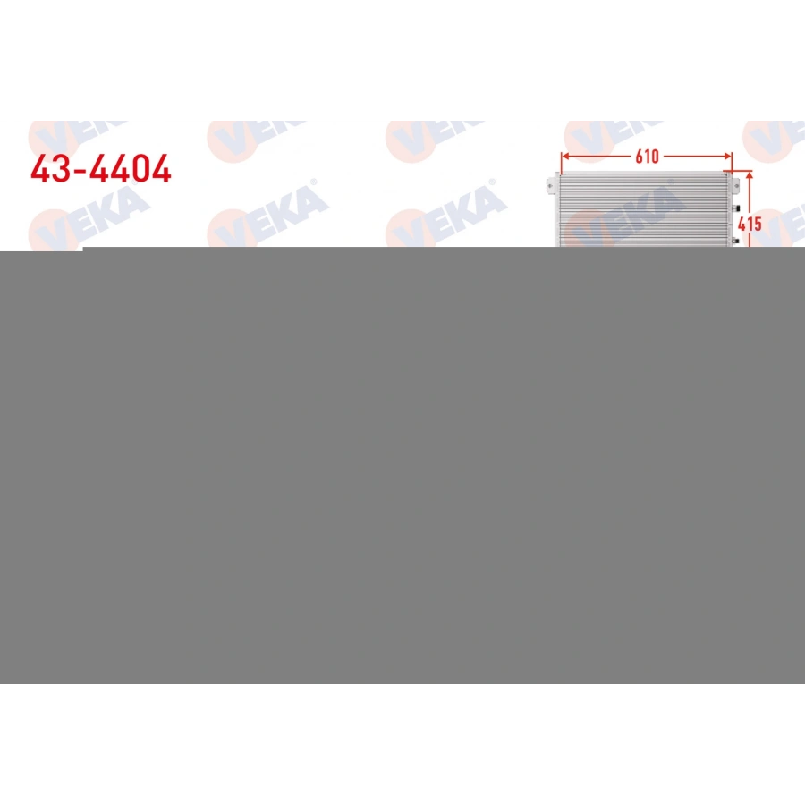 KLIMA RADYATORU VOLKSWAGEN PASSAT (3B2) 1.8 A-T/M-T 1996-2000