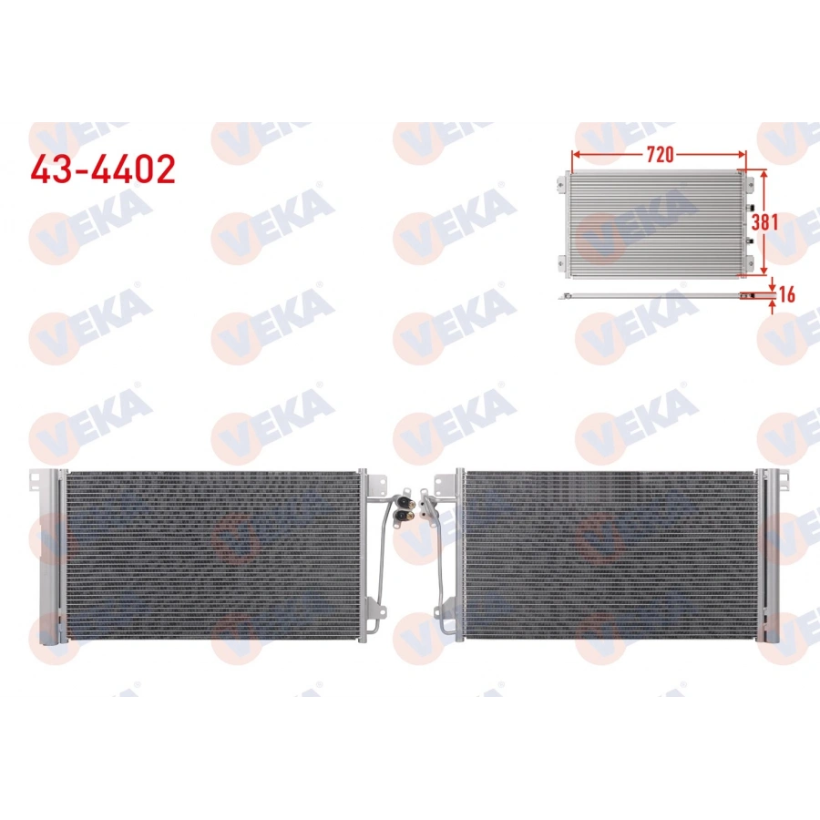 KLIMA RADYATORU VOLKSWAGEN TRANSPORTER V (7HA,7HH,7EA,7EH) 1.9 TDI A-T/M-T 2003-2011