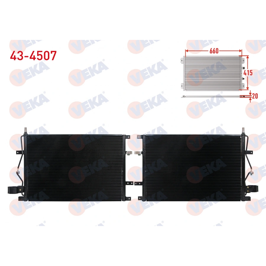 KLIMA RADYATORU VOLVO S60 I 2.0 T 2000-2010