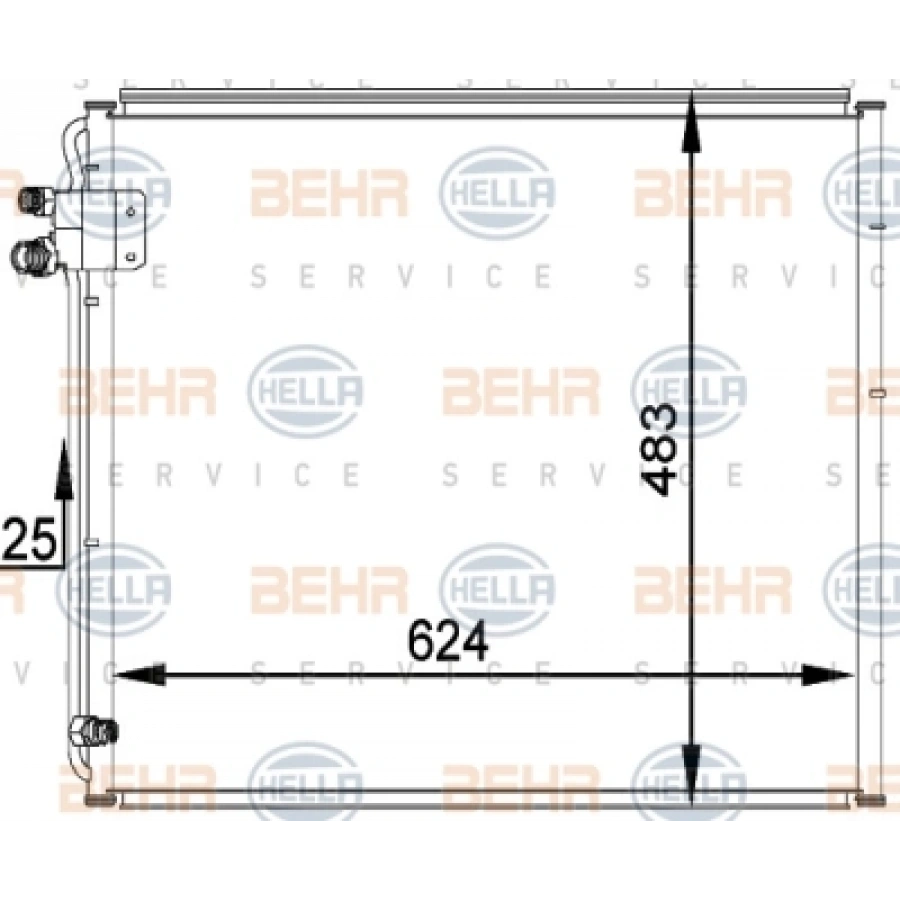 KLIMA RADYATÖRÜ W210 BM 95-02