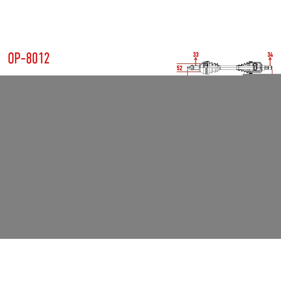 KOMPLE AKS SAG ON OPEL VECTRA A 1.8 UZUNLUK 938mm 1988-1995