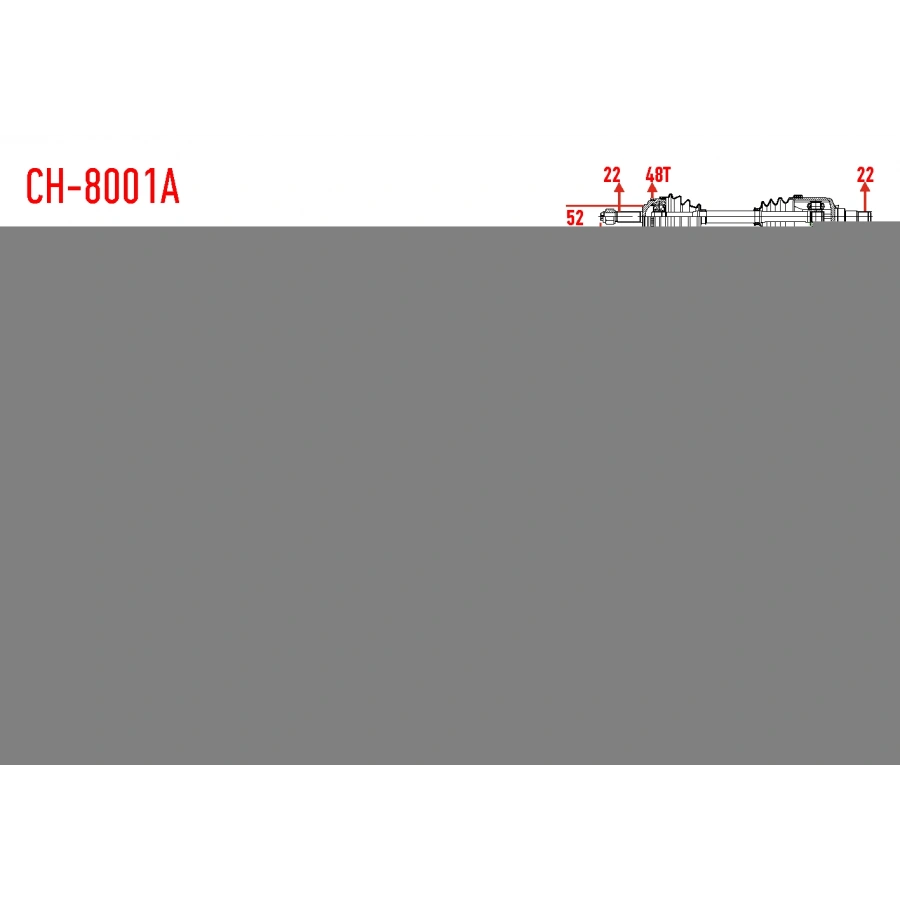 KOMPLE AKS SOL ON CHEVROLET KALOS (T200) 1.4 A-T ABSLI 48 DIS UZUNLUK 602mm 2003-2008