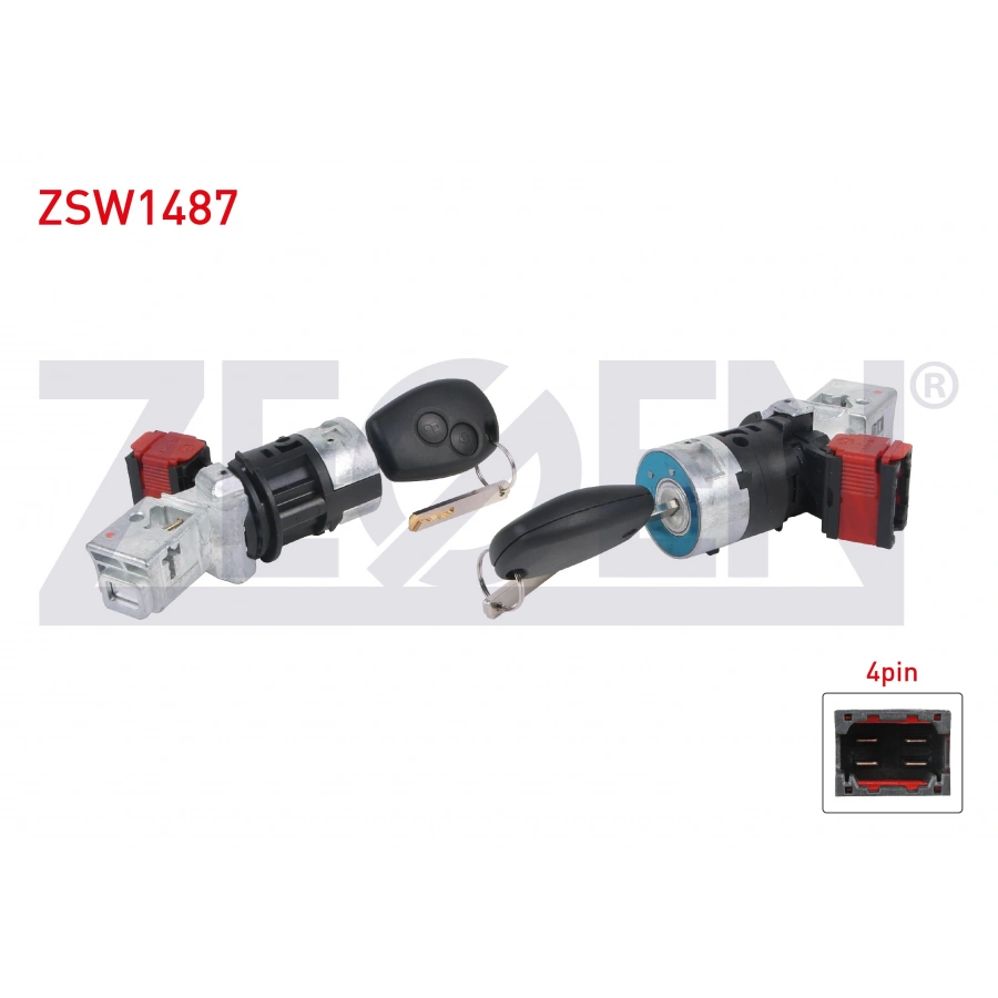 KONTAK KOMPLE METAL GOVDE RENAULT CLIO III 2005-2012/ KANGOO - FLUENCE - MASTER III 2008-/ DACIA LOGAN II - SANDERO II 2012-