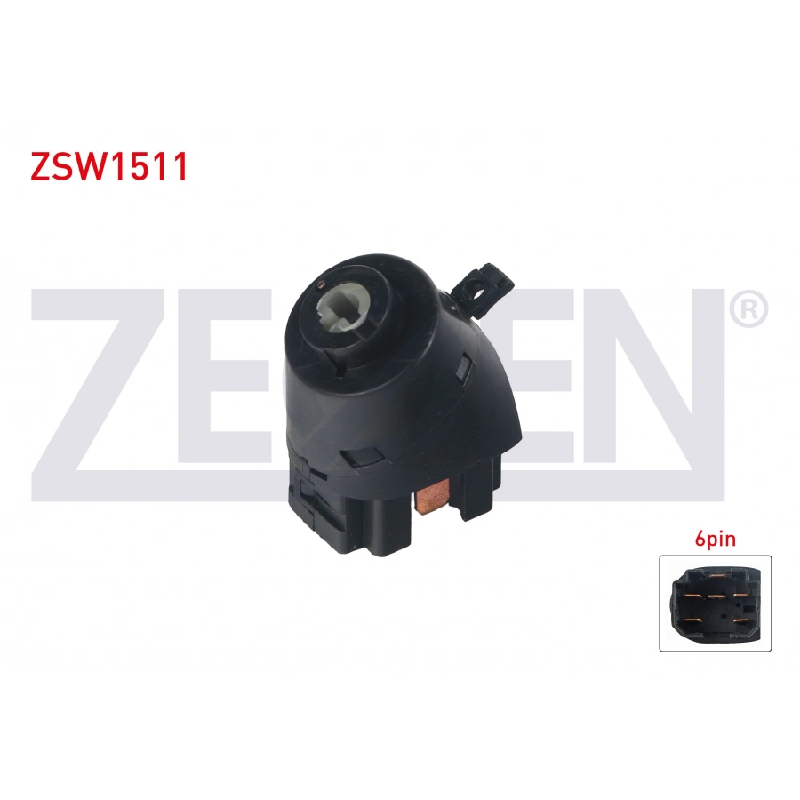 KONTAK TERMIGI 6 PIN B TIPI CADDY II 1995-2004/ GOLF II - III 1983-1999/ JETTA II 1982-1992/ PASSAT 1988-1997/ POLO 1995-2001/ TRANSPORTER IV - TOLEDO 1990-2003/ CORDOBA - IBIZA III 1999-2002