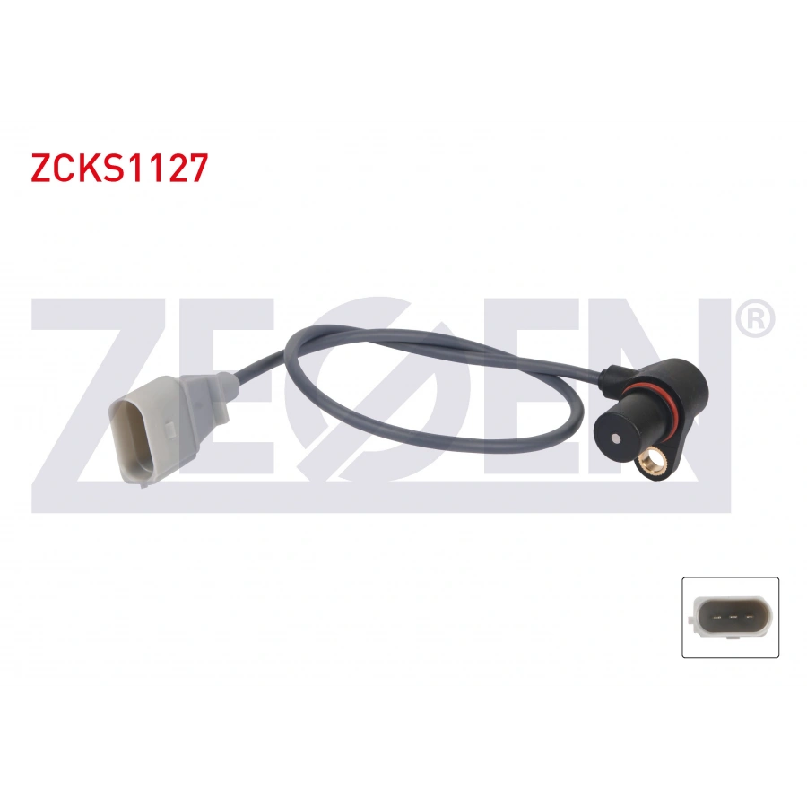 KRANK DEVIR SENSORU KABLOLU 450 mm VW PASSAT B5 2.8 V6 1996-2000 / AUDI A4 B5 2.4 AGA, ALF, ARJ, APS, AML 1997-2000 / TT 1.8 T APX, BAM, BEA 1999-2006 / LEON 1.8 T CUPRA AMK 2002-2006
