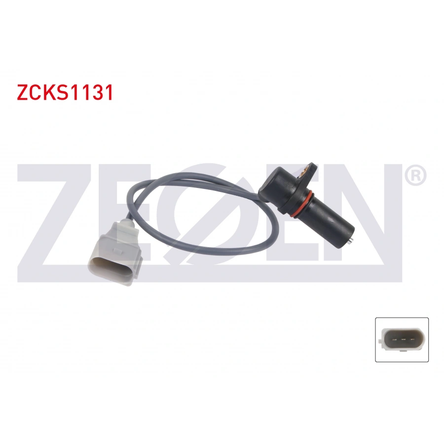 KRANK DEVIR SENSORU KABLOLU 535 mm SKODA FABIA I 1.9 SDI ASY 1999-2007 / OCTAVIA I 1.9 SDI AGP, AQM 1997-2003 / OCTAVIA I 1.9 TDI ASV, AHF 1997-2006