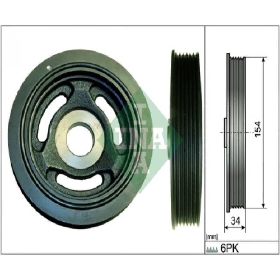KRANK KASNAGI AÇIK TIP 3M5Q 6B319 CC FOCUS/C-MAX/FIESTA/COURIER/208/308/3008 1.4/1.5/1.6 TDCI/HDI 02-
