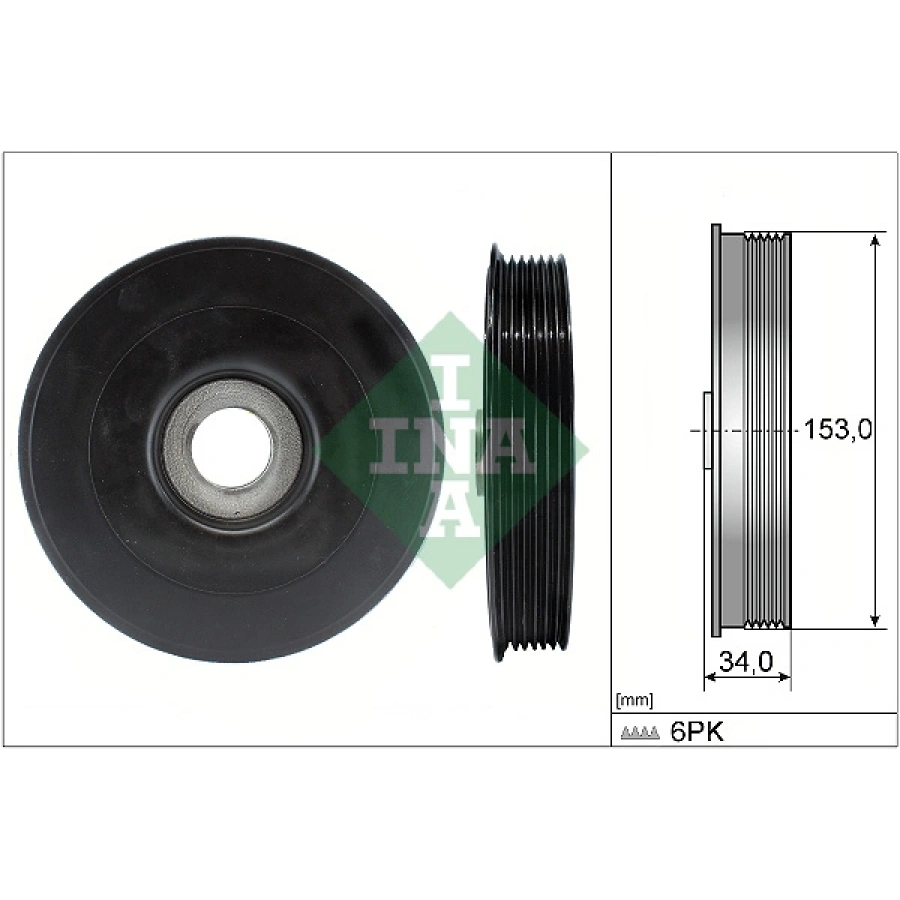 KRANK KASNAGI KAPALI TIP FIESTA/FUSION/FOCUS/C-MAX 206/C2/C3/307/BIPPER 1,4/1,6 TDCI 02-08