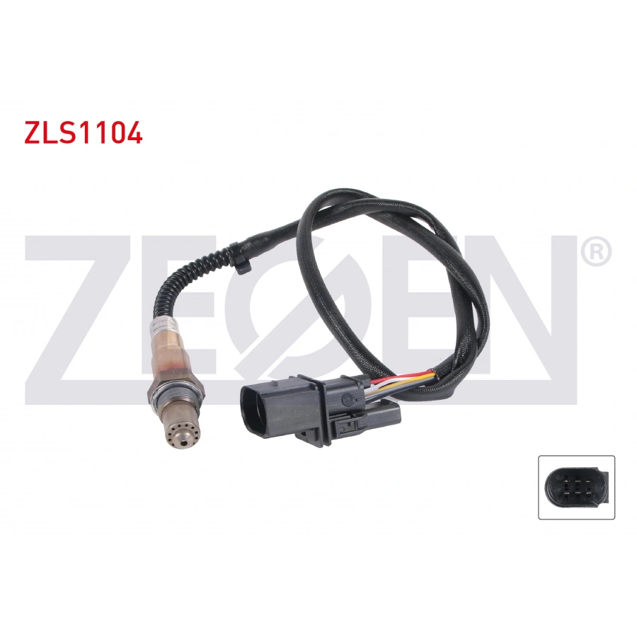 LAMBDA (OKSIJEN) SENSORU 750 mm VOLKSWAGEN GOLF V 1.6 FSI - TOURAN (BAG-BLF-BLP) 2003-2010/ TOUAREG 3.2i V6 (AZZ-BKJ-BMV-BMX-BRJ) 2002-2010/ SEAT IBIZA IV 1.2i 12v (AZQ-BME) 2002-2009