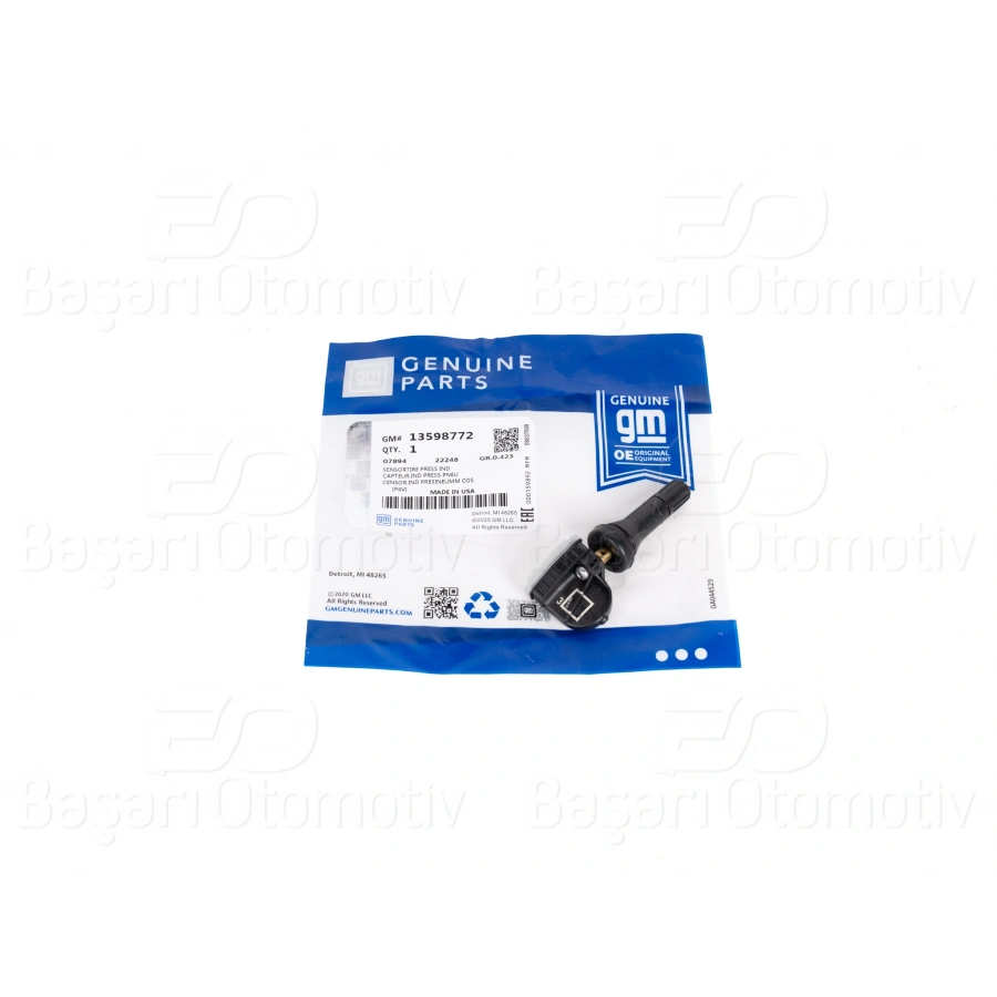 LASTIK BASINC SENSORU GM OPEL ASTRA H CORSA E VECTRA C CHEVROLET CRUZE 1.4 04-13