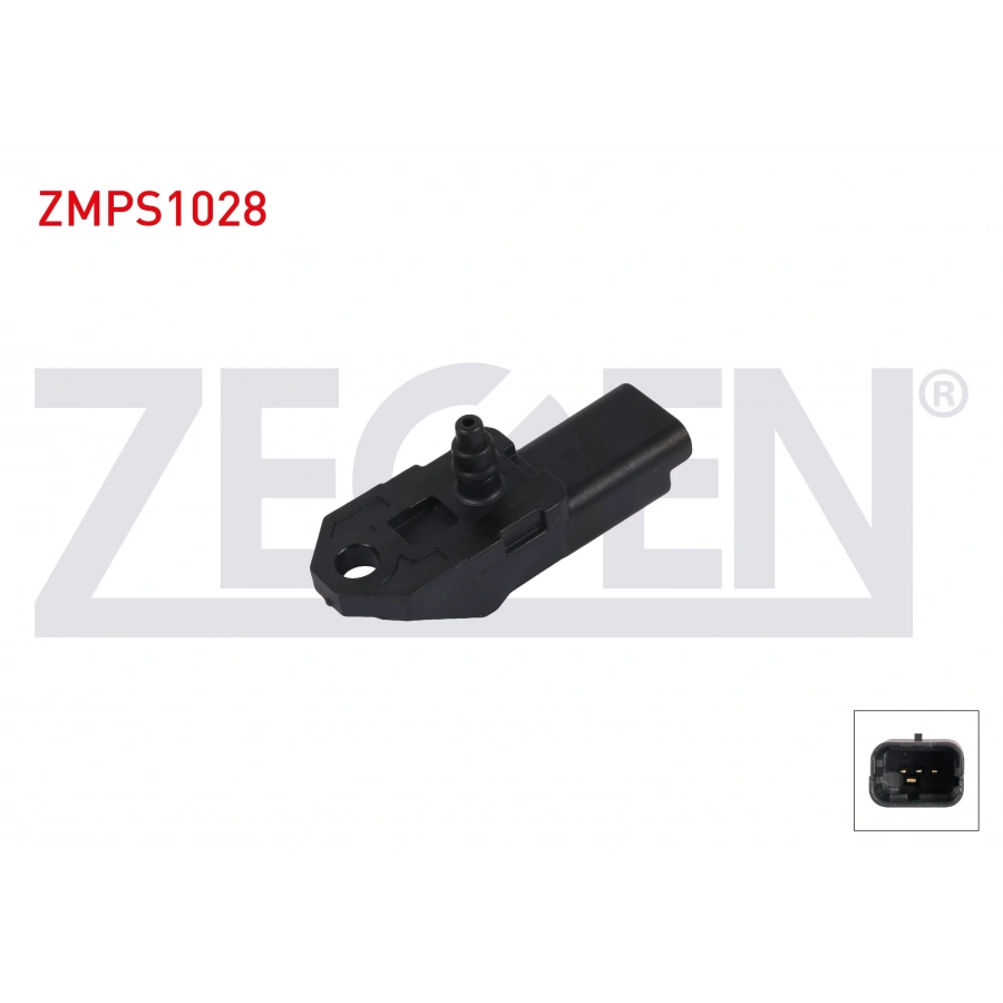 MAP SENSORU PEUGEOT 206 1.6 HDI 04-07/ 307 1.6 HDI 04-09/PARTNER 1.6 HDI 08-/FORD FOCUS II 1.6 TDCI 07-10/FIESTA VI 1.6 TDCI 07-10/CITROEN C4 I 1.6 HDI 2009-/C5 III 1.6 HDI 2012-/BERLINGO 1.6 HDI 08-