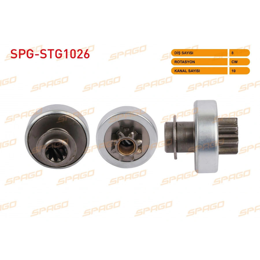 MARS MOTORU 12V 0.85KW 8 DIS CW CLIO I II - SYMBOL - MEGANE I / LOGAN - SANDERO (1.4 1.6 BENZINLI ARACLAR ICIN)