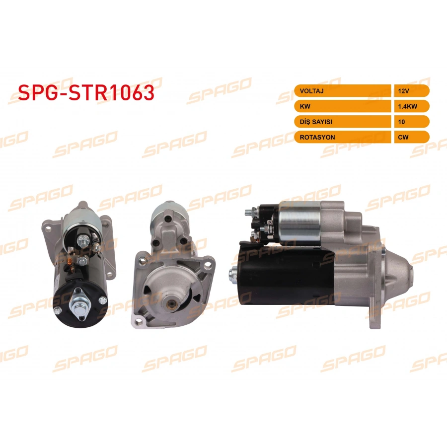 MARS MOTORU 12V 1.4KW 11 DIS (STR5167) EGEA 15-20 - LINEA 09-15 - DOBLO 10-23 - DUCATO 11- (1.6 2.0 MJT ARACLAR ICIN)