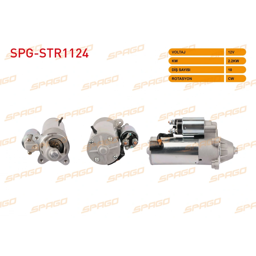 MARS MOTORU 12V 2.2KW 10 DIS CW (STR5600) ESCORT - FOCUS - C-MAX - CONNECT - 1.8 TDCI