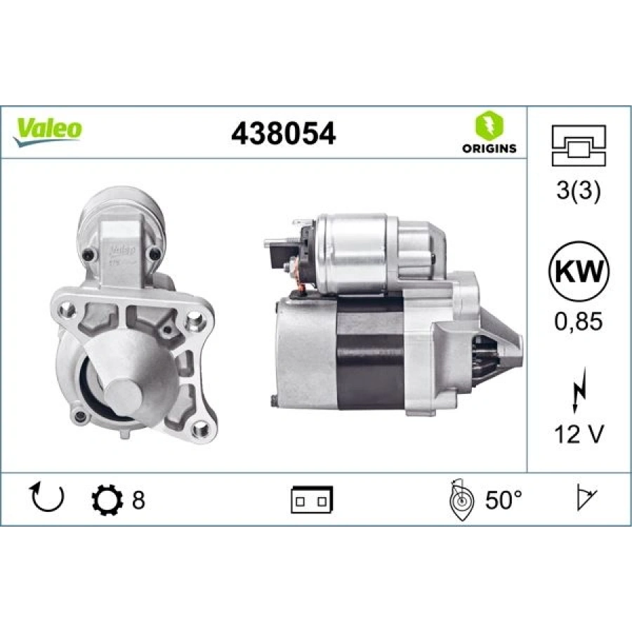 MARŞ MOTORU 12V 8 DİŞ LOGAN KANGOO CLIO I MEGANE I 1.4 98